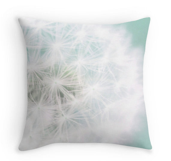 Decorative Dandelion Throw Pillow Cover