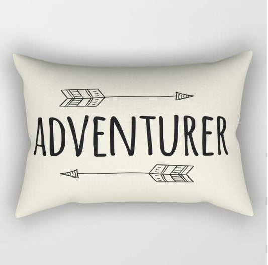 Adventurer Pillow - Arrow - Woodland Nursery Decor - Custom - Baby Shower Gift - Gender Neutral