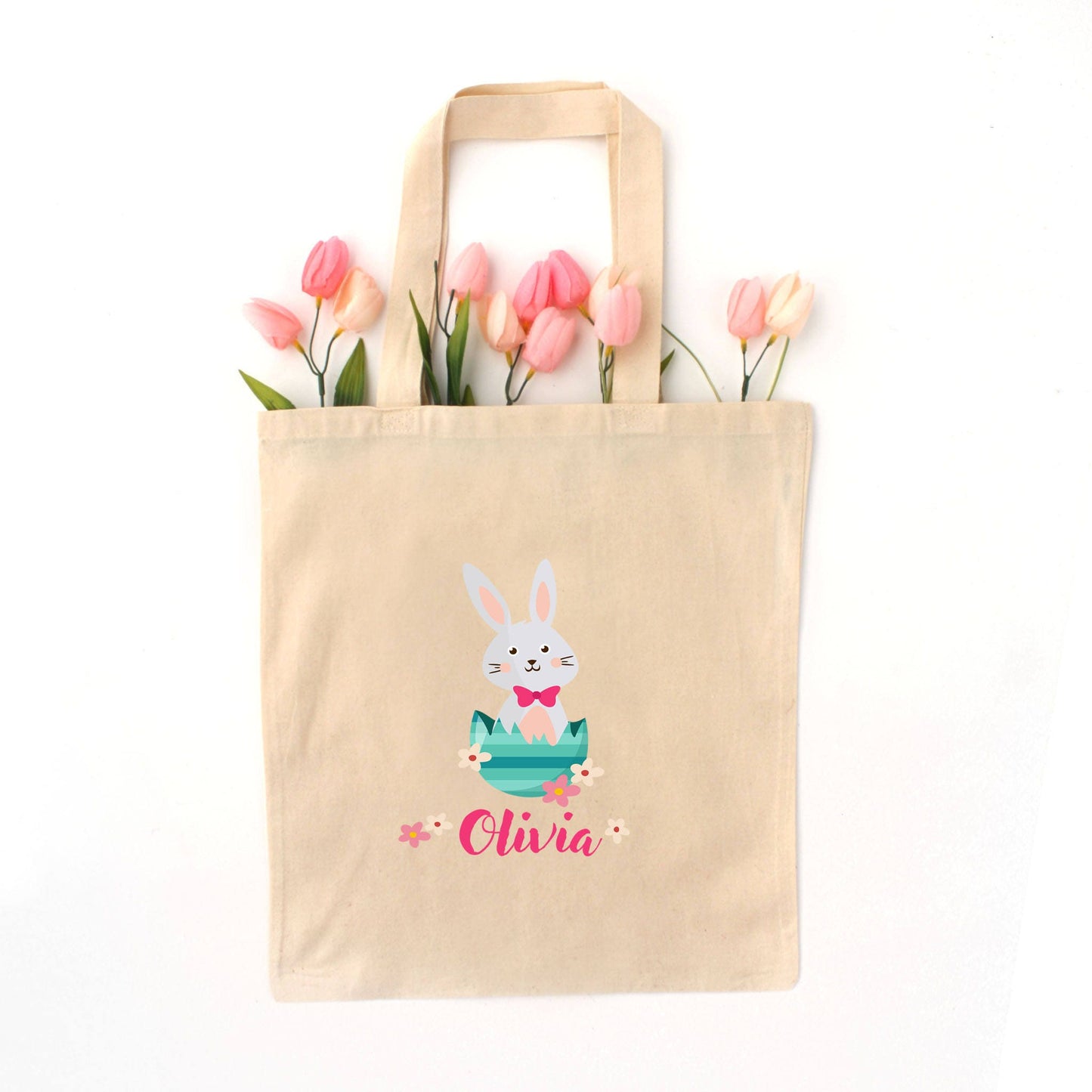 Personalized Easter Name Bag - Girl Easter Gift