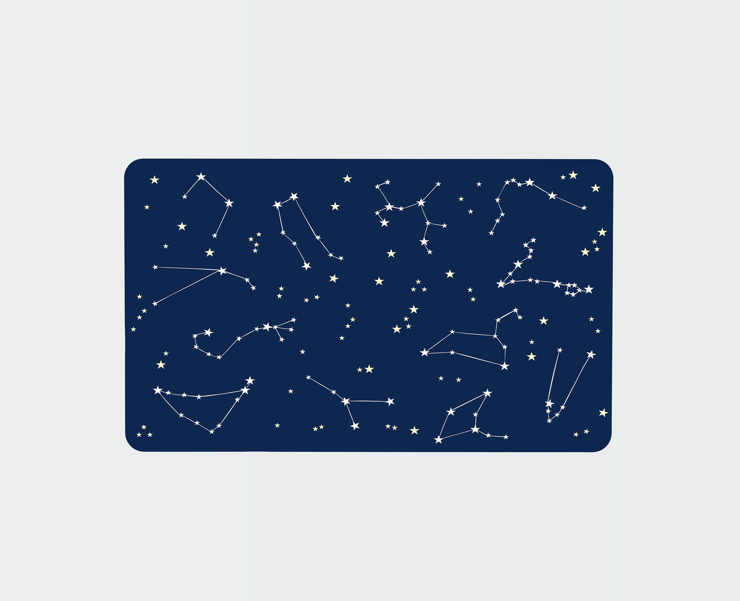 Star Constellation Navy Blue Rug - Space Rug - Space Kids Decor - Astrology